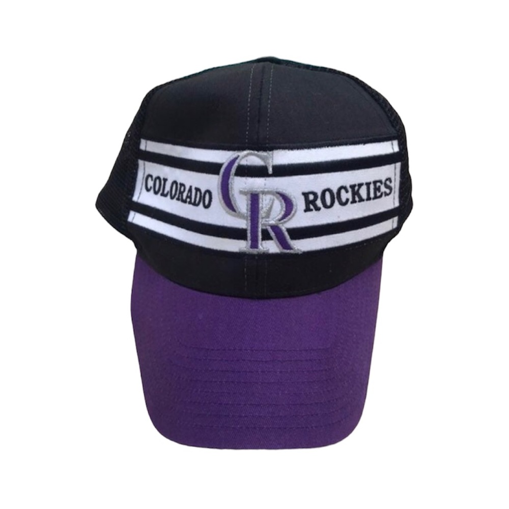 Vintage 90s MLB Colorado Rockies baseball Hat snapback